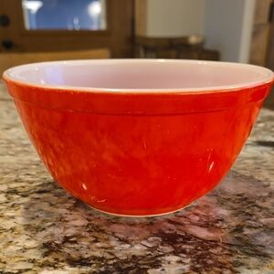 Vintage Pyrex Primary Red Bowl 402